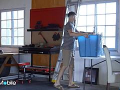 Blonde Milf Enjoys Thick Dick Ride on Sofa for Cum-Filled Big Tits