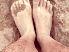 Bare Feet Sensory Play In Sand For Fetish Lovers
