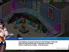 Maid Servant with Big Tits and Ass in Horny Goth Cartoon Gameplay