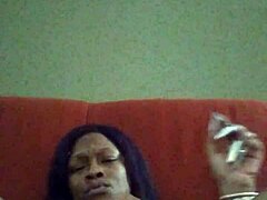 Making myself feel creamy and smooth in a relaxing way.