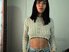 I love how nalgona laura gets fucked doggystyle after stripping her tight jeans and rides cowgirl style