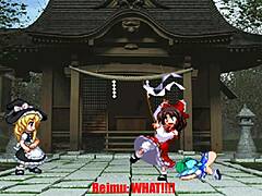 sanae takes control over cirno in funny touhou parody