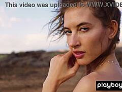 extra skinny brunette russian taya vai strips clothes and poses nude in outdoor erotic solo session