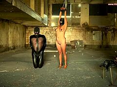 I am dominatrix mistress april welcoming you to my intense block house full of bondage and strapon domination