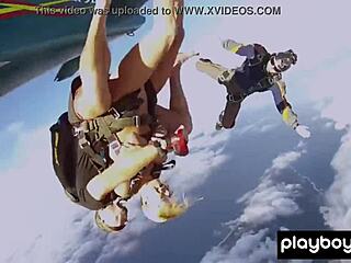 Big-boobed stunners skydiving xxx