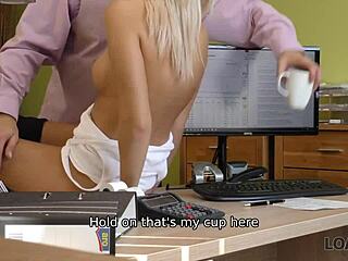 Loan4k Milf’s Office Affair Blowjob