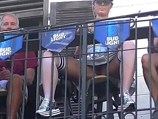 MILF Wife Stuns Crowd on Street