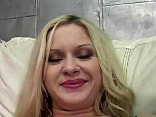 Blonde MILF’s Rough Interracial Fuck
