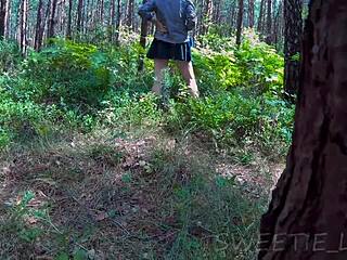 Stranger Fucked Me Hard In Woods After Peeing