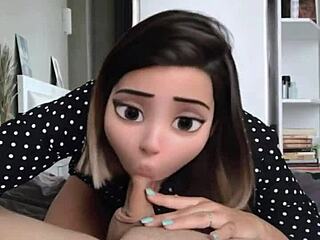 what's behind the disney princess filter swallowing cock and jumping on it?
