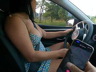teasing latina plays with vibrator all day long