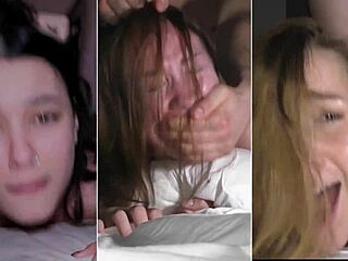 cute blondes fucked rough in raw compilation