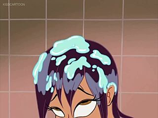john k’s rough cartoon teen shower fuck clip