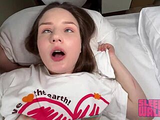 My stepbro slams me with first creampie