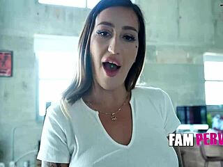 Big tits step sis fucks bro to spite boyfriend