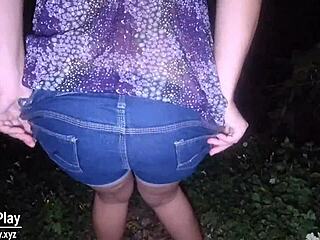 Ever seen a milf peeing on the street?