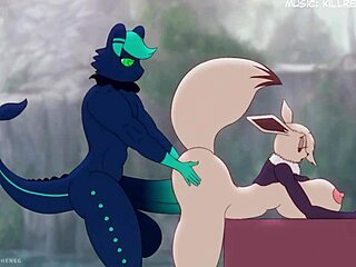 I see animated furry passion