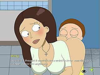 rick and morty parody hints at milf tease