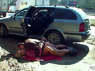 real teen street fuck on parking spot