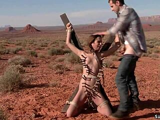Threesome Adventure in Desert Sun