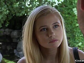 Bound teen’s intense moment