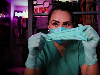 Ever tried a medical fetish with latex gloves?
