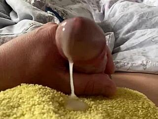 Slow-Motion Solo Cumshot Captures Every Intense Moment in Homemade Action Scene.