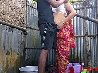Red Saree Wife’s Fierce Ranch Fuck