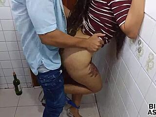 Smashing my niece’s tight rear in a party bathroom