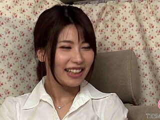 rika-chan's teasing bareback g-cup insertion