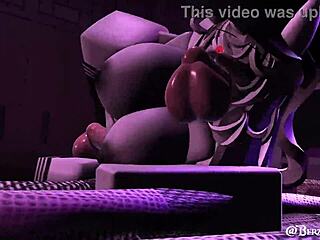 Roblox spitroast with 3d cartoon cock and cum action