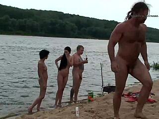 Real group thrill at beach