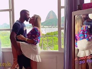 Brazilian Trans Tease With Bold Rio Views