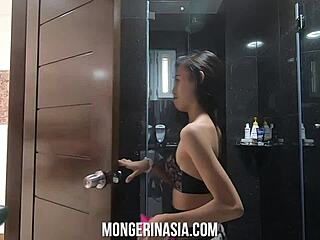 Ever watched a skinny Asian teen take a huge cock?