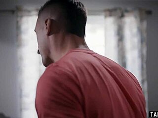 Angry brunette bullied into hard fuck