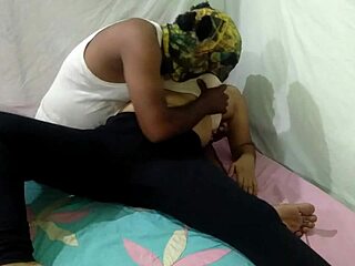 pregnant amateur in homemade hard action