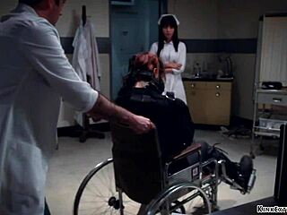 Ever seen a kinky lesbian fuck a bound asian nurse?