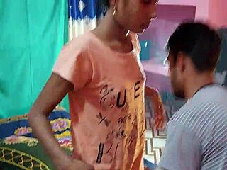 Asian Lovers' Steamy Bedroom Play