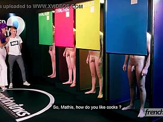 Naked dating parody of British TV show fucked hard