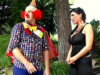 i can't resist fucking this clown with big tits