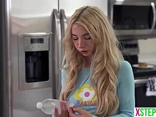 Tiny Teen Kenzie Reeves Bent Over By Stepbro