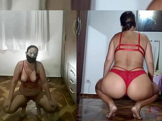 milf's daring lingerie strip in pov compilation