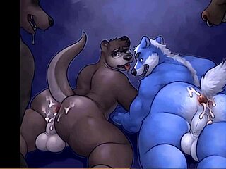 what’s inside this 2-hour gay furry yiff animation comp?