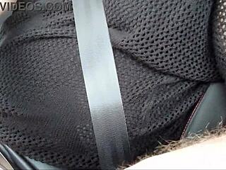 Chubby Cock Drilled Hard In Outdoor Car