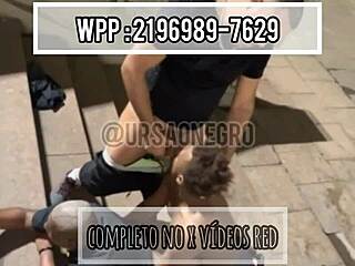 Raw Gay Orgy In São Paulo Street