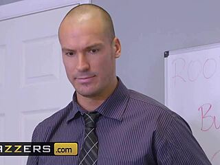Skyla Novea’s Big Tits In Uniform Hate Studying