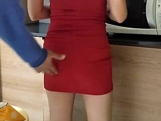 MILF Masturbates Hard Before Kitchen Chores