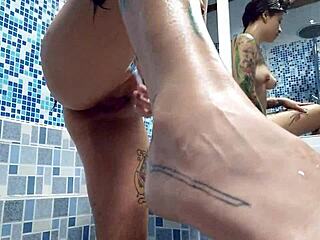 Girl recorded secretly while waxing her body