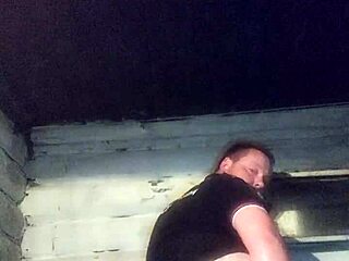 my rough anal fuck with policeman's bottle