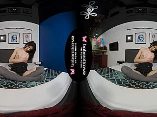 Solo Brunette Denis Masturbating At Home In VR Daily